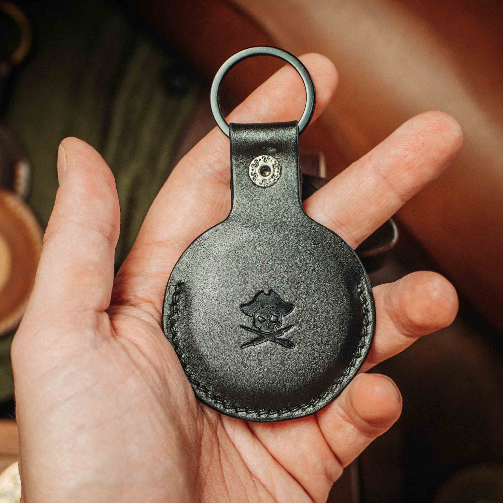 Challenge Coin Keychain - Peso Pocket v5 | EDC Leather Coin Holder - Image 9