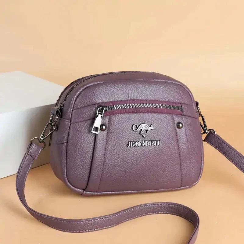 Chic Leather Circle Purse - Image 10