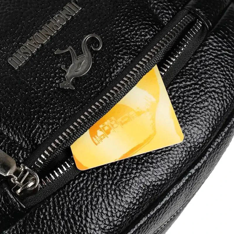 Chic Leather Circle Purse - Image 5