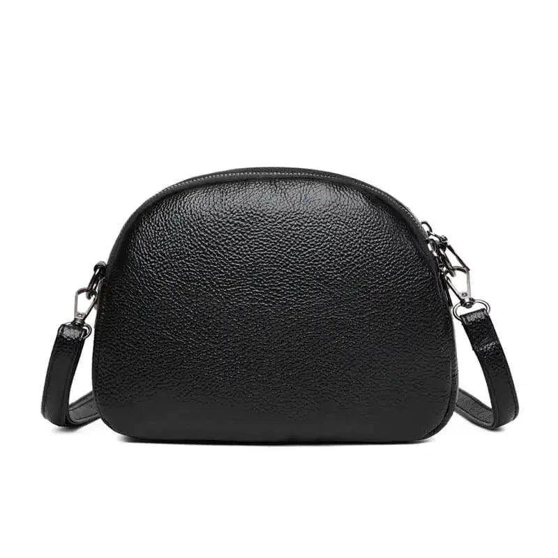 Chic Leather Circle Purse - Image 7