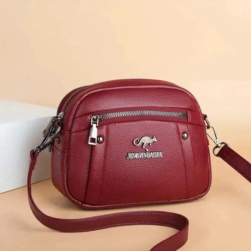 Chic Leather Circle Purse - Image 9