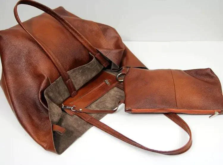 Chic Leather Tote Handbags - Image 3