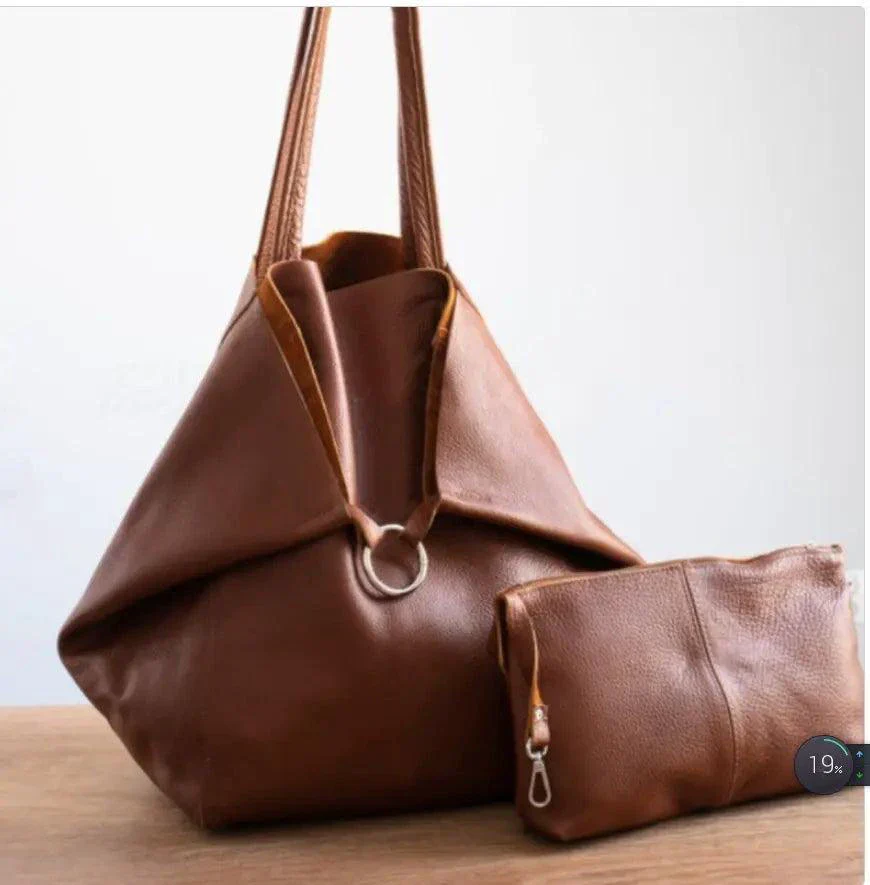 Chic Leather Tote Handbags - Image 4