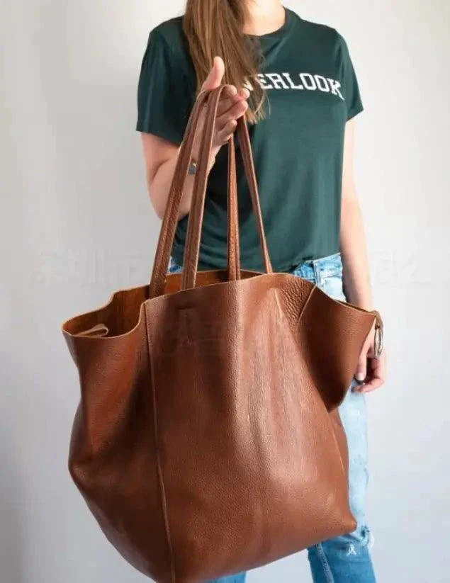 Chic Leather Tote Handbags - Image 6