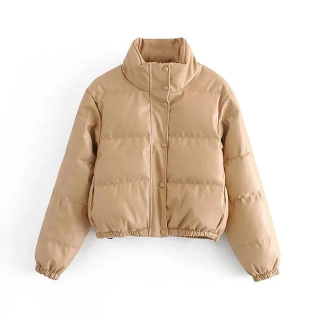 Chic Winter PU Leather Jackets - Image 26
