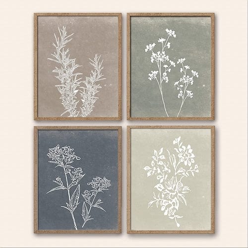 Framed Botanical Print Wall Art Set of 4 - Image 3