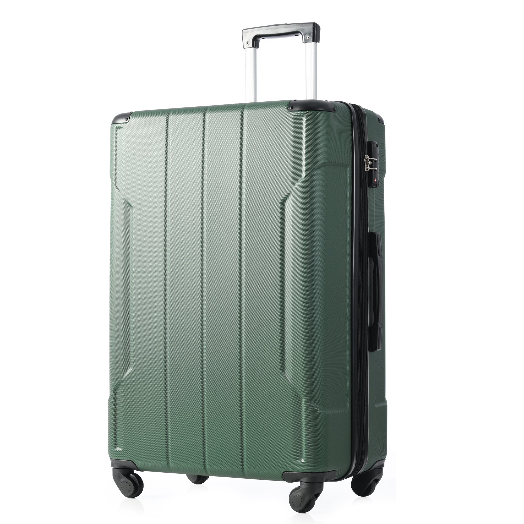 Hardshell Luggage Spinner Suitcase with TSA Lock Lightweight Expandable 28'' (Single Luggage) Green + ABS + 28 Inch - Image 4