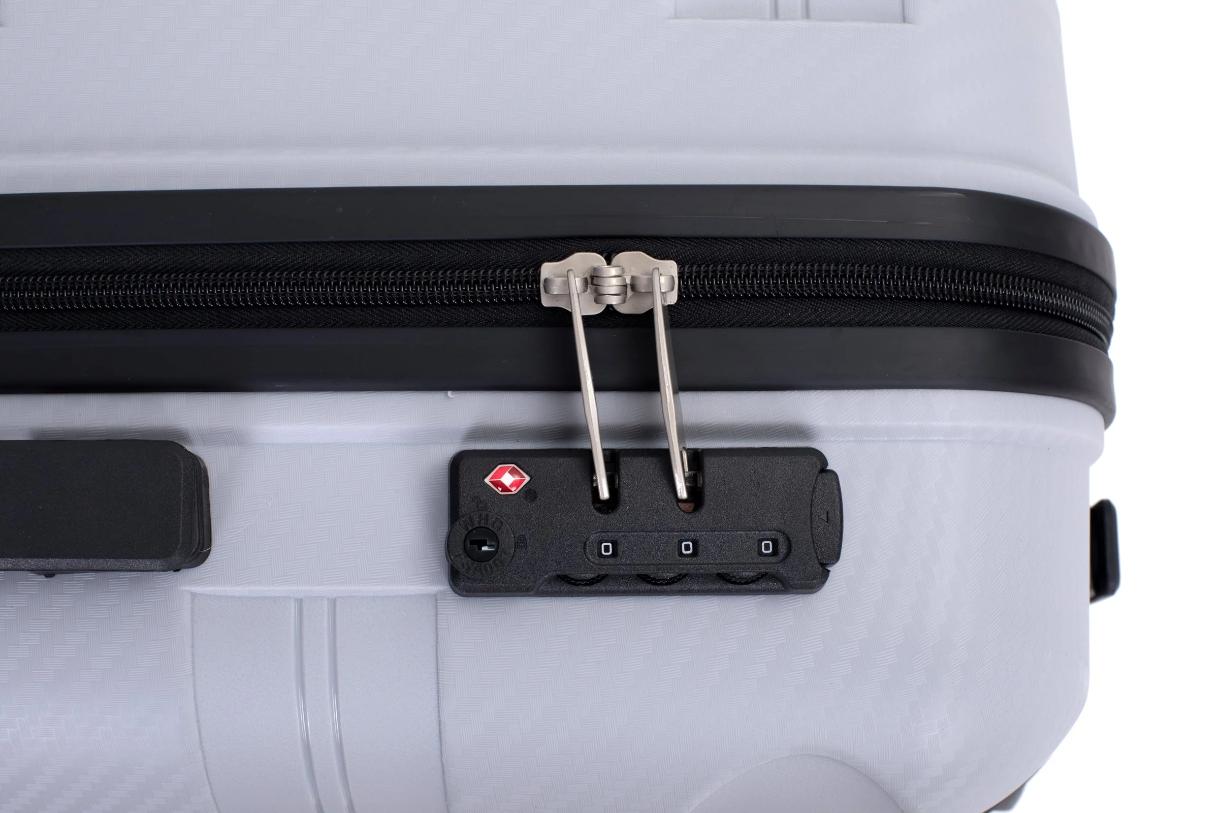 Hardshell Suitcase Spinner Wheels PP Luggage Sets Lightweight Durable Suitcase with TSA Lock,3-Piece Set (20/24/28) ,Silver - Image 12