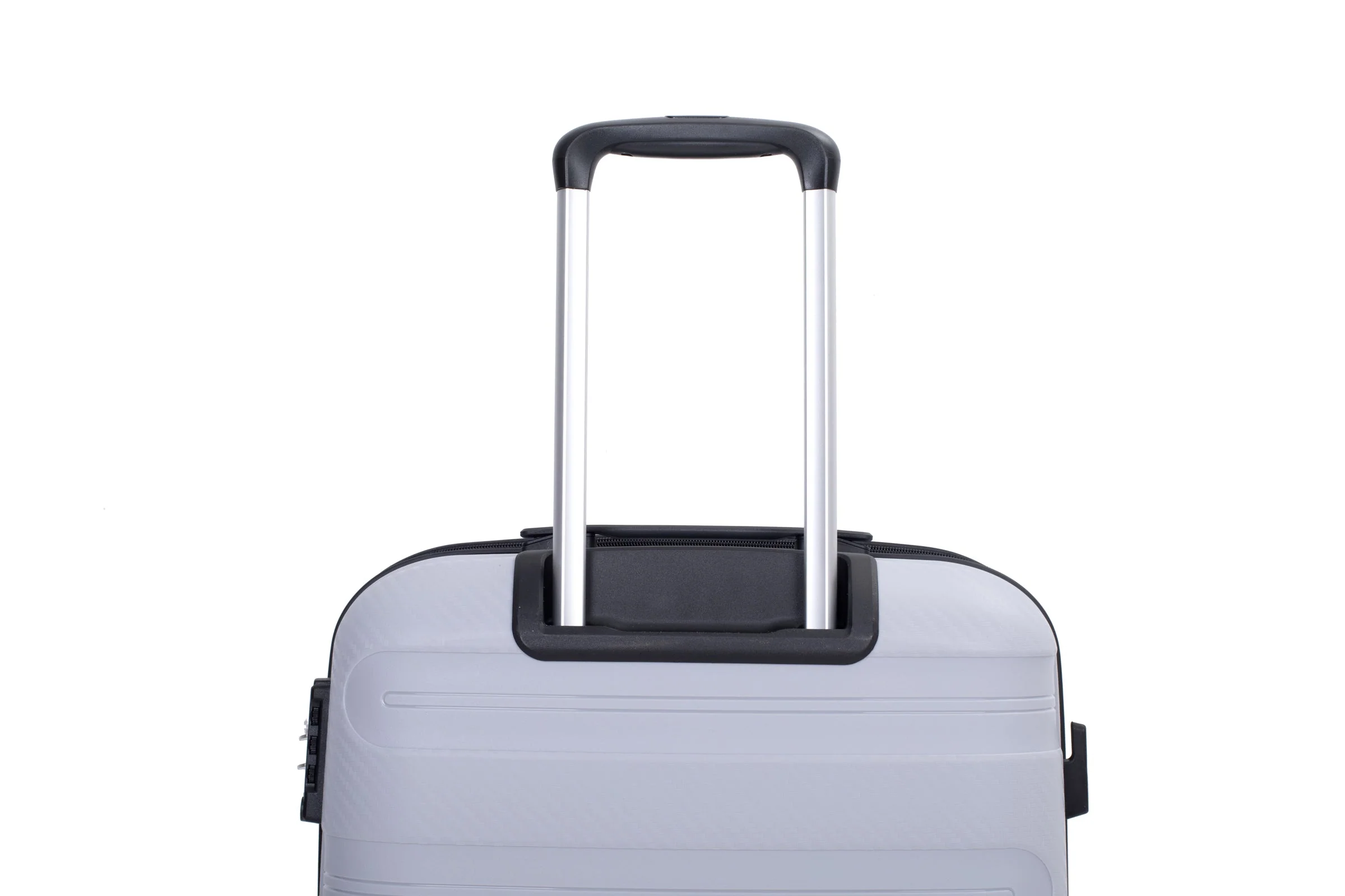 Hardshell Suitcase Spinner Wheels PP Luggage Sets Lightweight Durable Suitcase with TSA Lock,3-Piece Set (20/24/28) ,Silver - Image 3