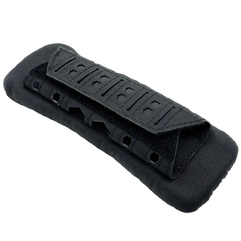 Laser Cutting Tactical Vest Shoulder Strap Pads Outdoor Backpack Breathable Mesh Cushion Shoulder Pad For Hunting Vest - Image 3