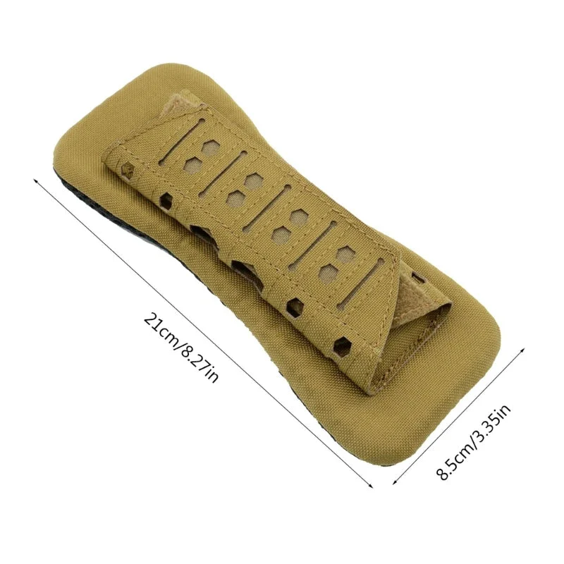 Laser Cutting Tactical Vest Shoulder Strap Pads Outdoor Backpack Breathable Mesh Cushion Shoulder Pad For Hunting Vest - Image 6