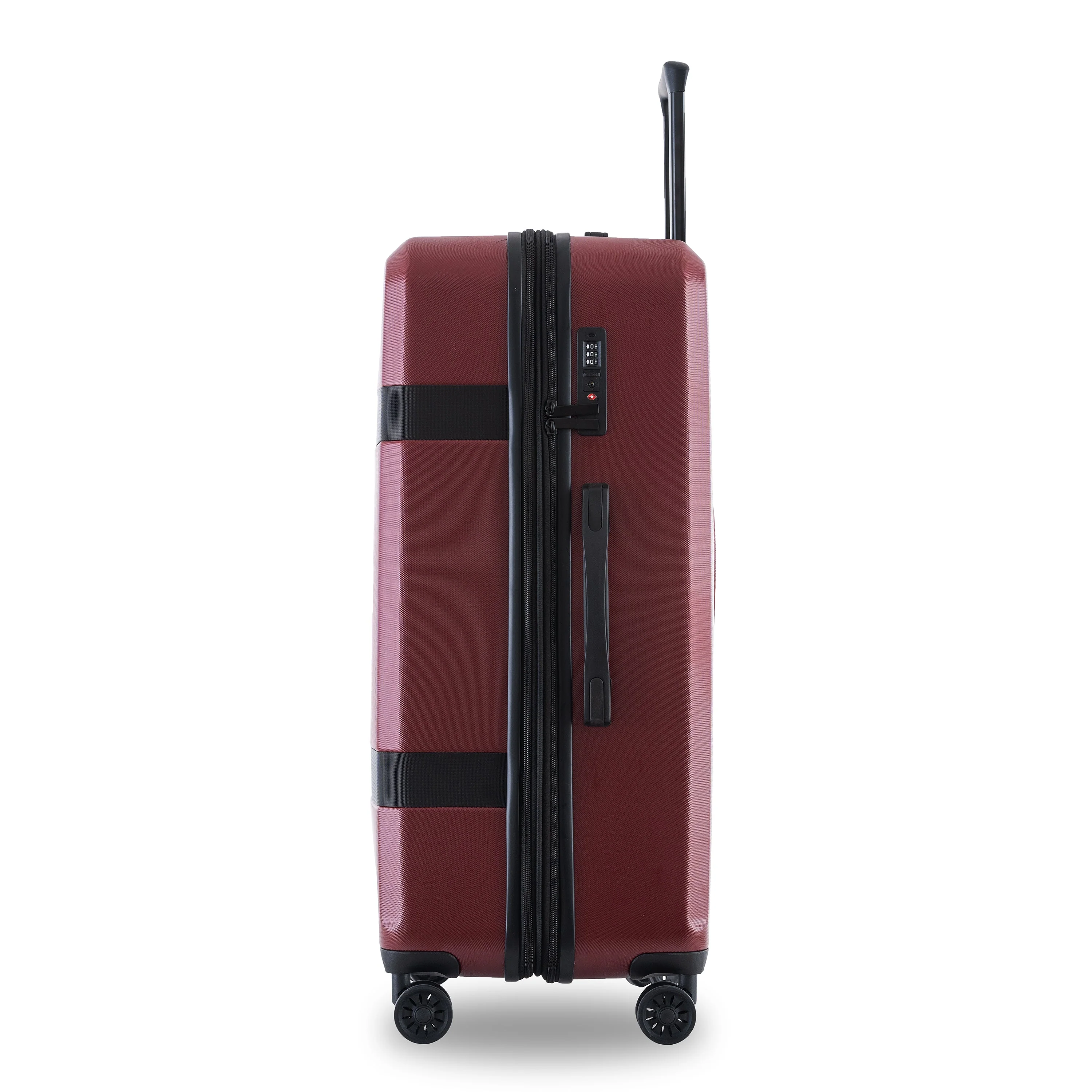 Luggage Sets New Model Expandable ABS+PC 3 Piece Sets with Spinner Wheels Lightweight TSA Lock (20/24/28), Red - Image 7