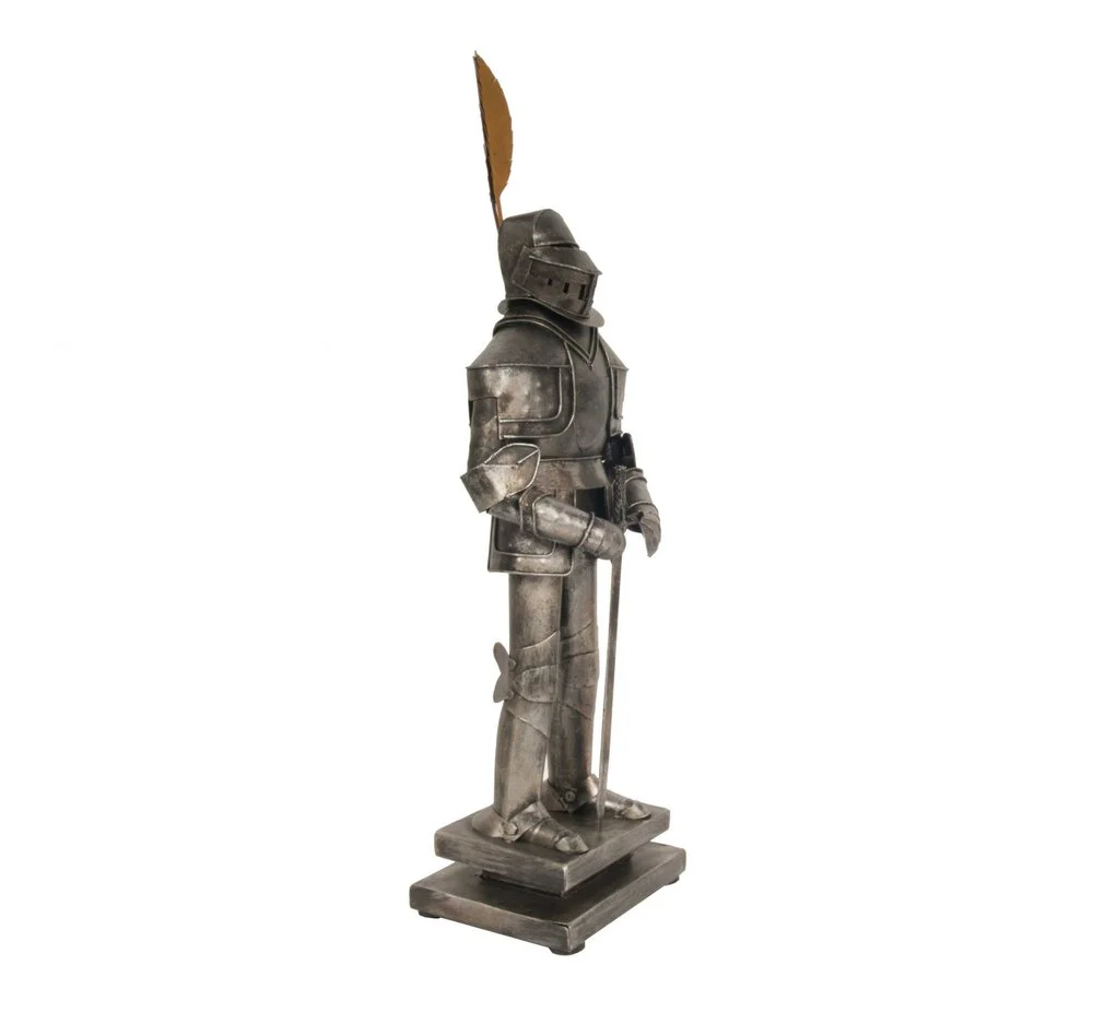 Medieval Armor Suit Tin Antique Decor - Image 3