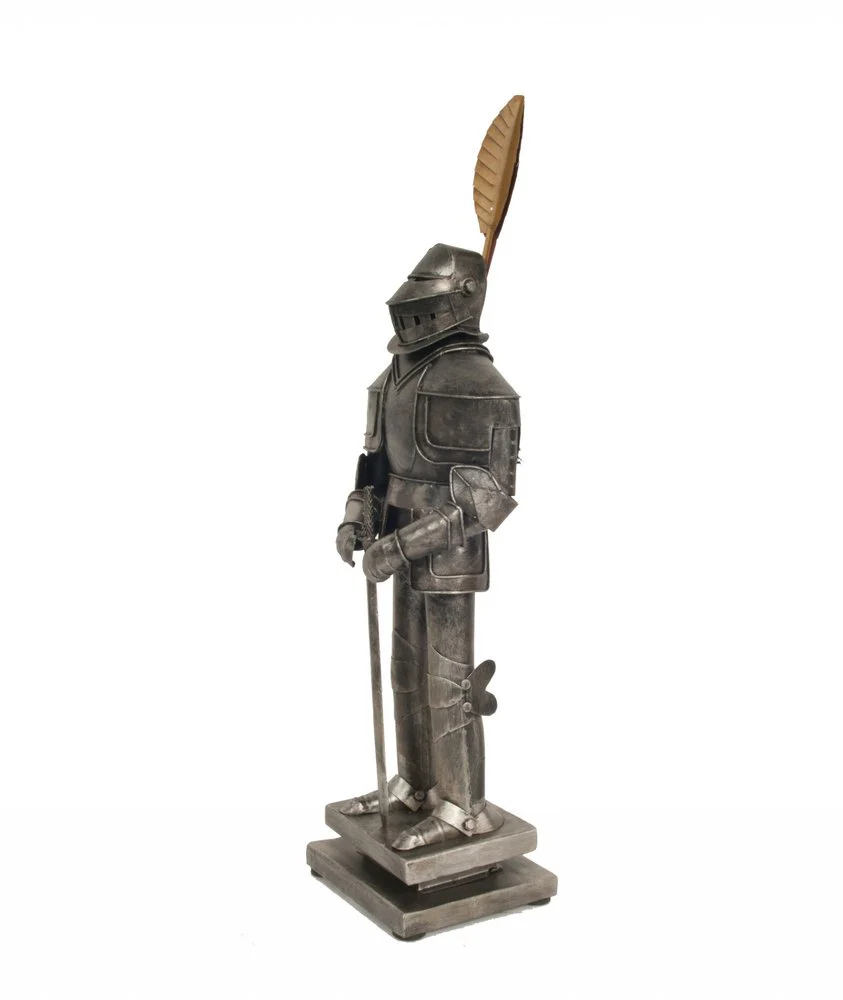 Medieval Armor Suit Tin Antique Decor - Image 4