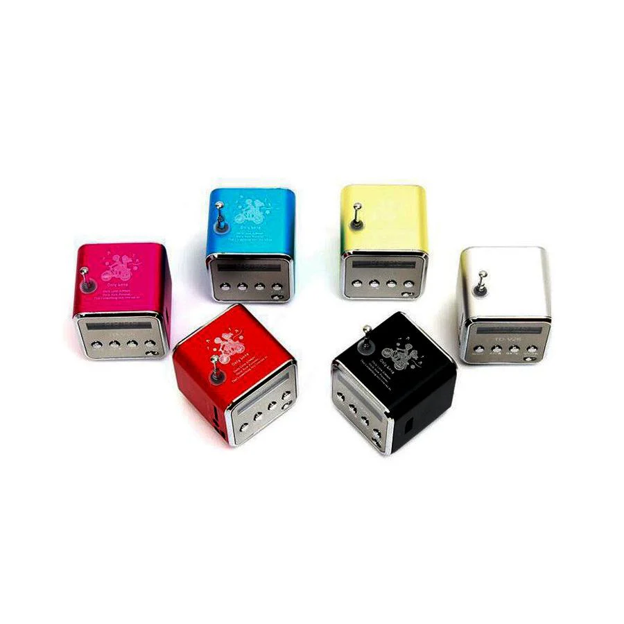 TD-V26 Portable Radio FM Micro SD/TF Music Player Digital LCD Display Mini Speaker Suitable - Image 3
