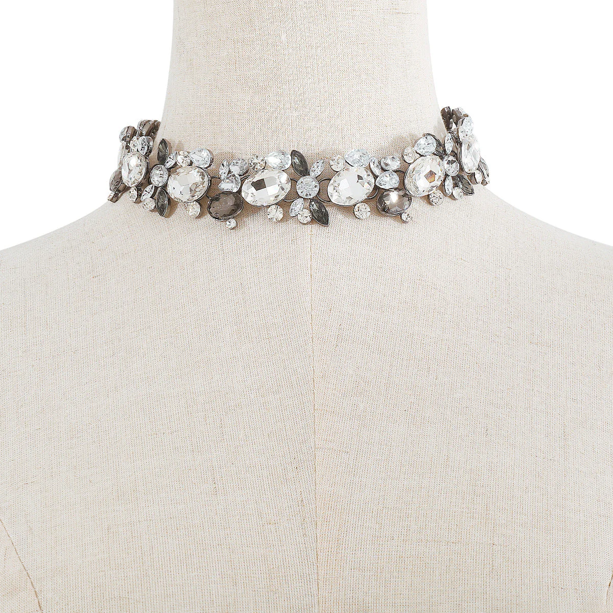 Temperamental Minority Imitation Diamond Popular Necklace Light Luxury Heavy Industry Alloy Clavicle Chain - Image 5