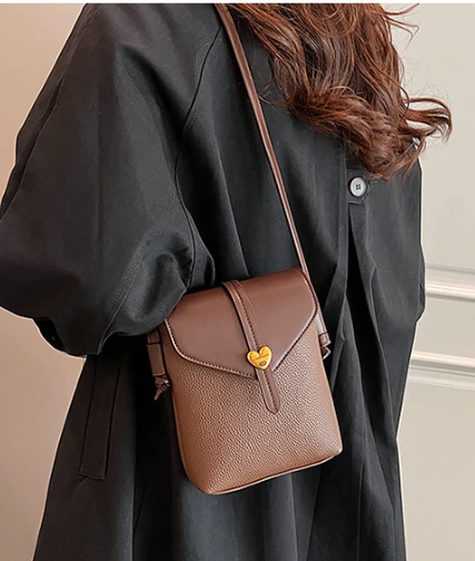 Vintage Fashion Heart Crossbody Shoulder Purse - Image 13