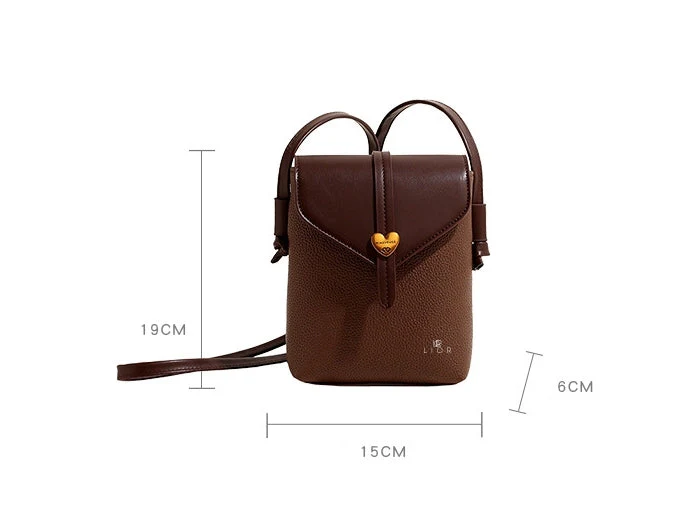 Vintage Fashion Heart Crossbody Shoulder Purse - Image 16
