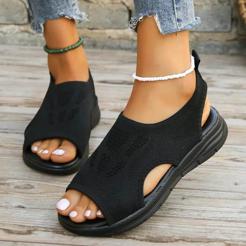 Women’s Orthopedic Mesh Slingback Sport Washable Sandals – Breathable Thick Sole Comfort Shoes - Image 4