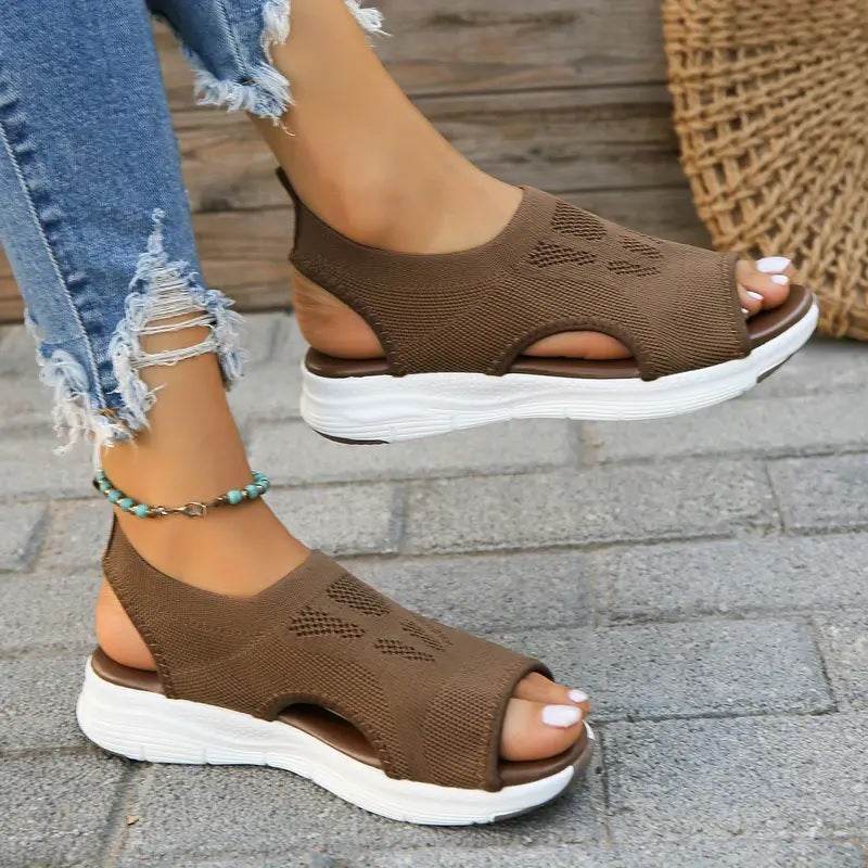 Women’s Orthopedic Mesh Slingback Sport Washable Sandals – Breathable Thick Sole Comfort Shoes - Image 8